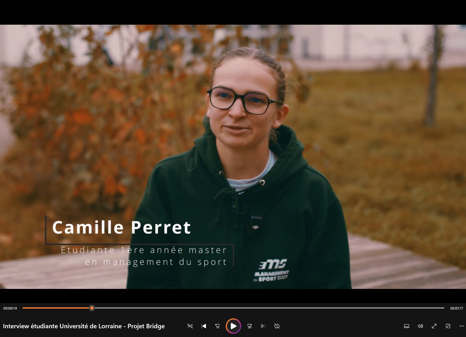Les étudiants en Management du Sport de l’UFR STAPS de Nancy impliqués dans le projet européen BRIDGE