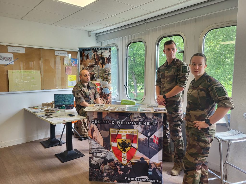 Le 1er régiment d’infanterie échange avec les étudiants de l’UFR STAPS de Nancy