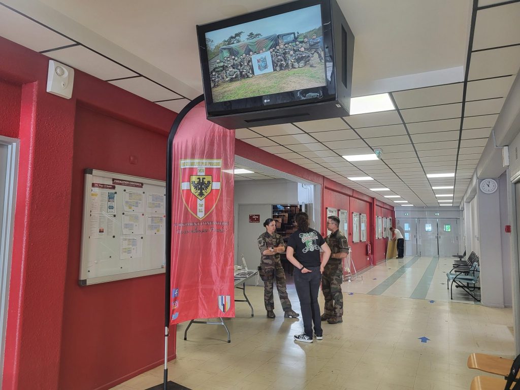 Le 1er régiment d’infanterie échange avec les étudiants de l’UFR STAPS de Nancy