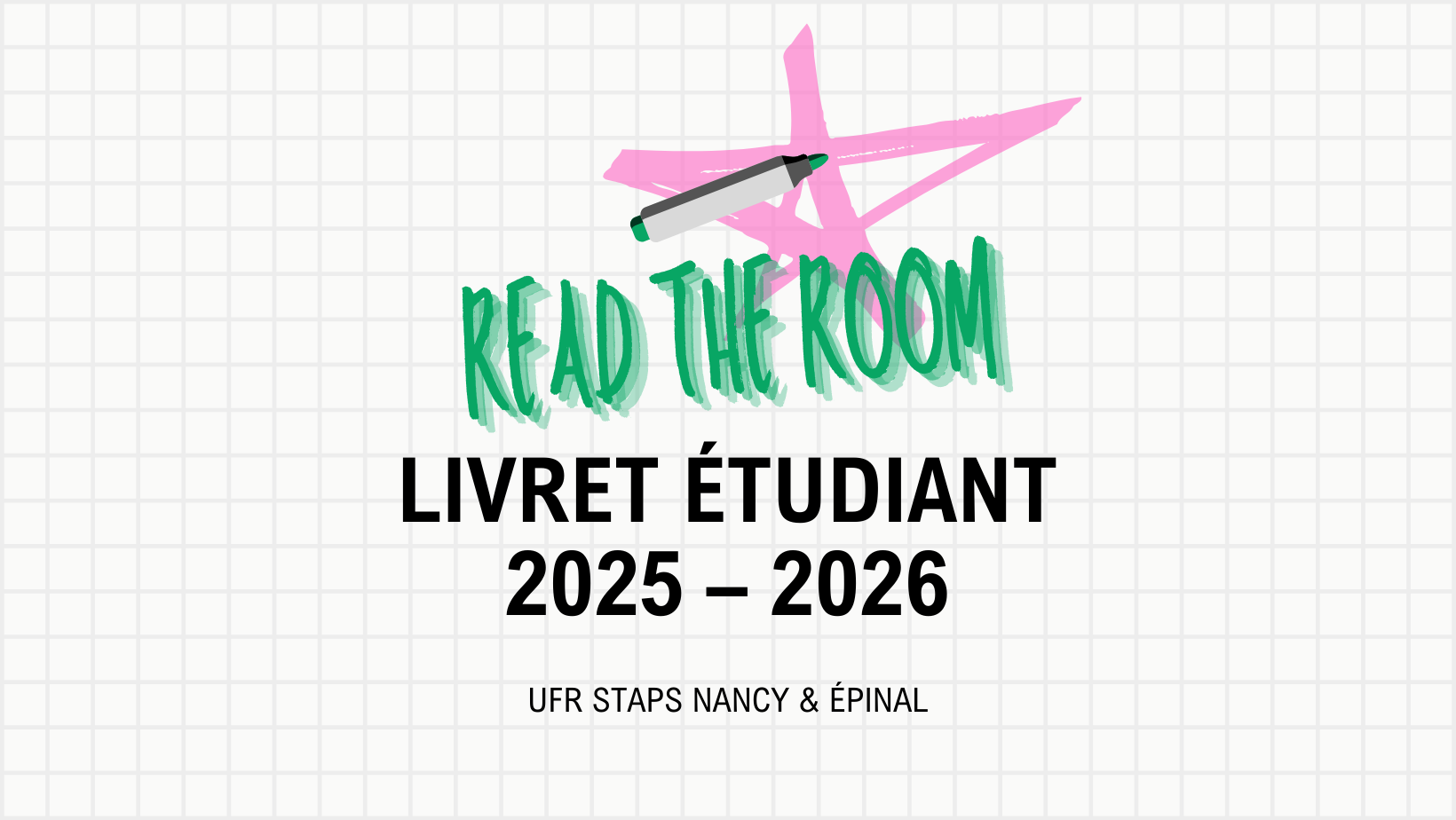 livret rentrée ufr staps 20252026 visuel