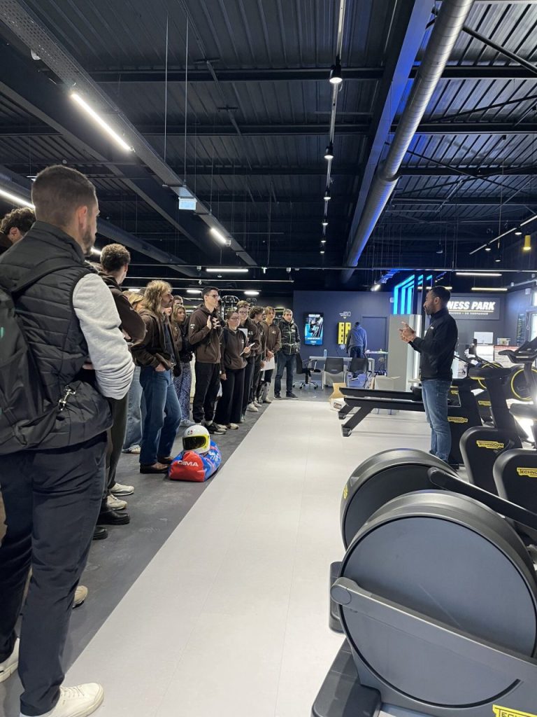 Les étudiants en Management du Sport de l’UFR STAPS de Nancy visitent Fitness Park